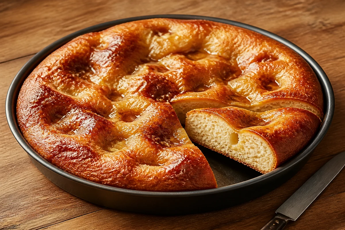 Une tarte au sucre du Nord briochée et fondante à la vergeoise